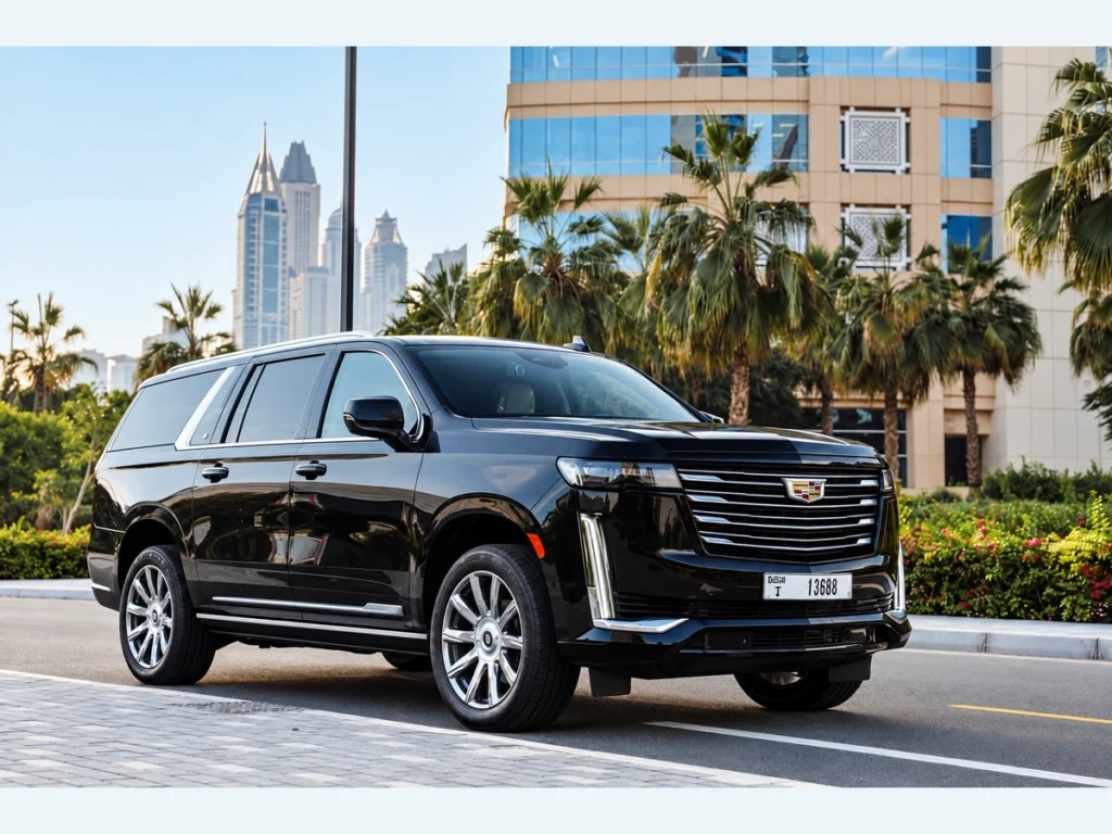 Cadillac Escalade luxury exterior; edited preview