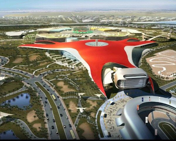 dubai to abu dhabi ferrari world tour