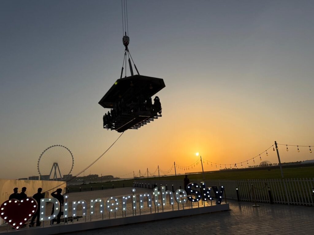 Dinner In The Sky Booking