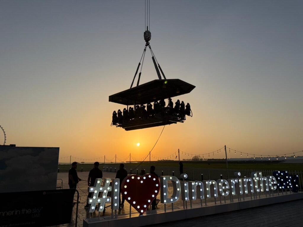 Dinner In The Sky Dubai Location