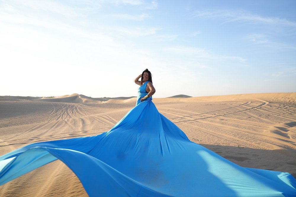 Flying Dress Photoshoot Dubai Price