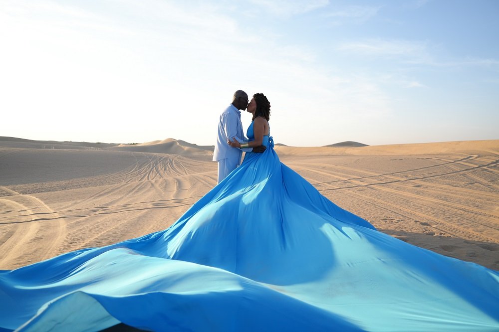 Flying Dress Photoshoot Private Tour in Dubai