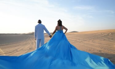 What is a Flying Dress Photoshoot Dubai