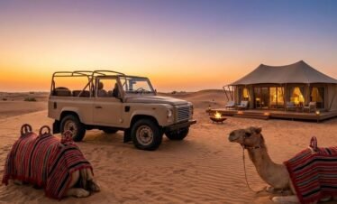 dubai evening desert safari